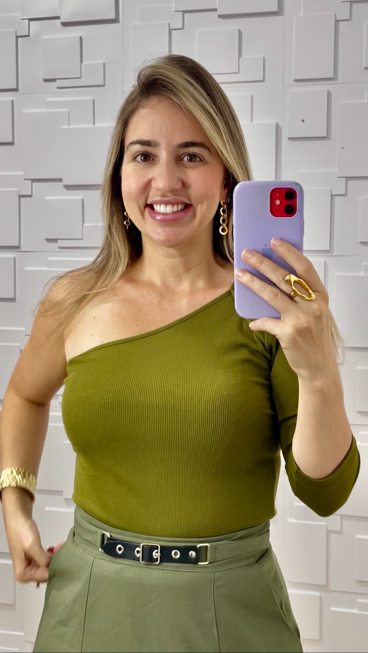 Blusa assimétrica Carol