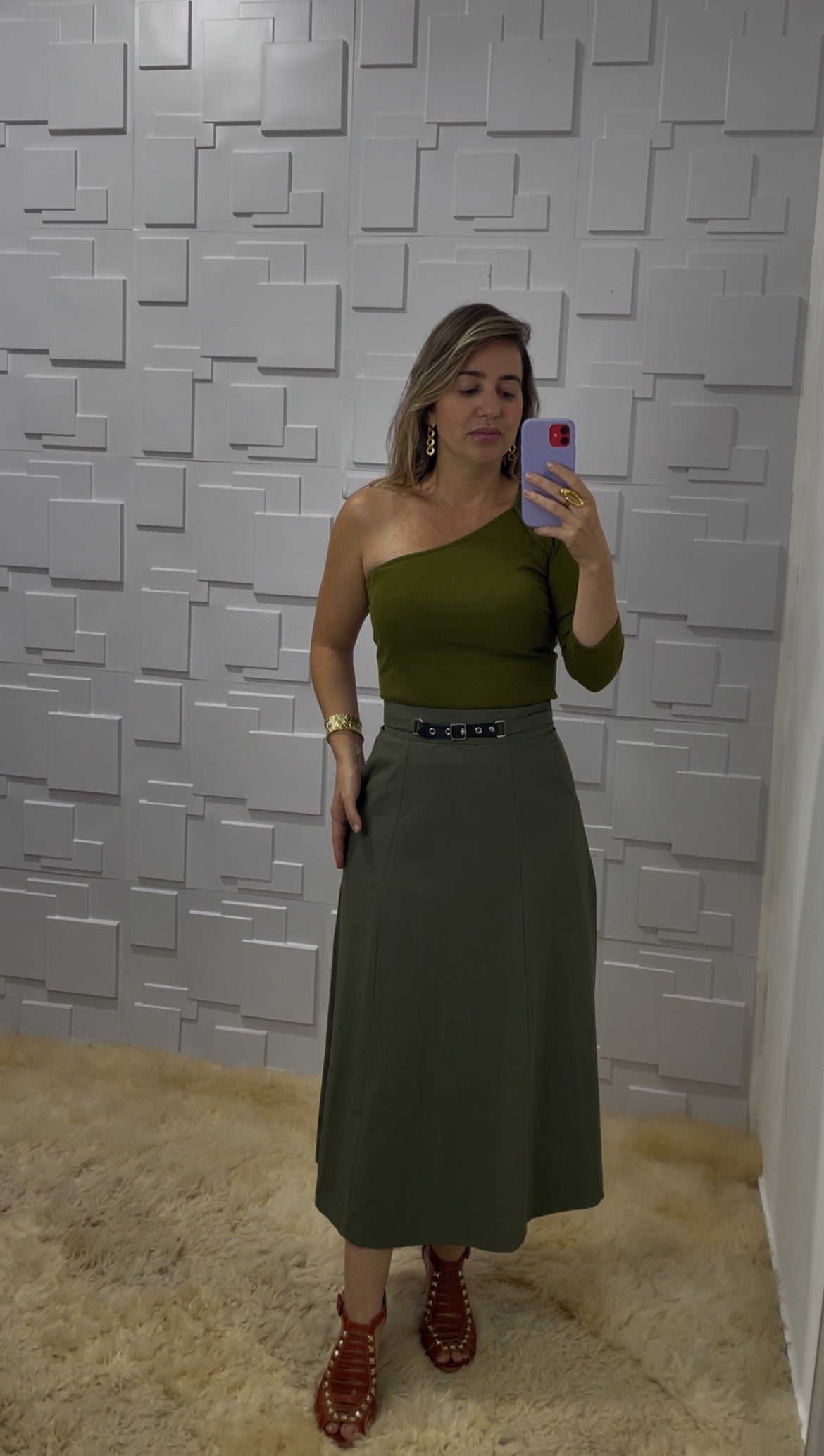Blusa assimétrica Carol
