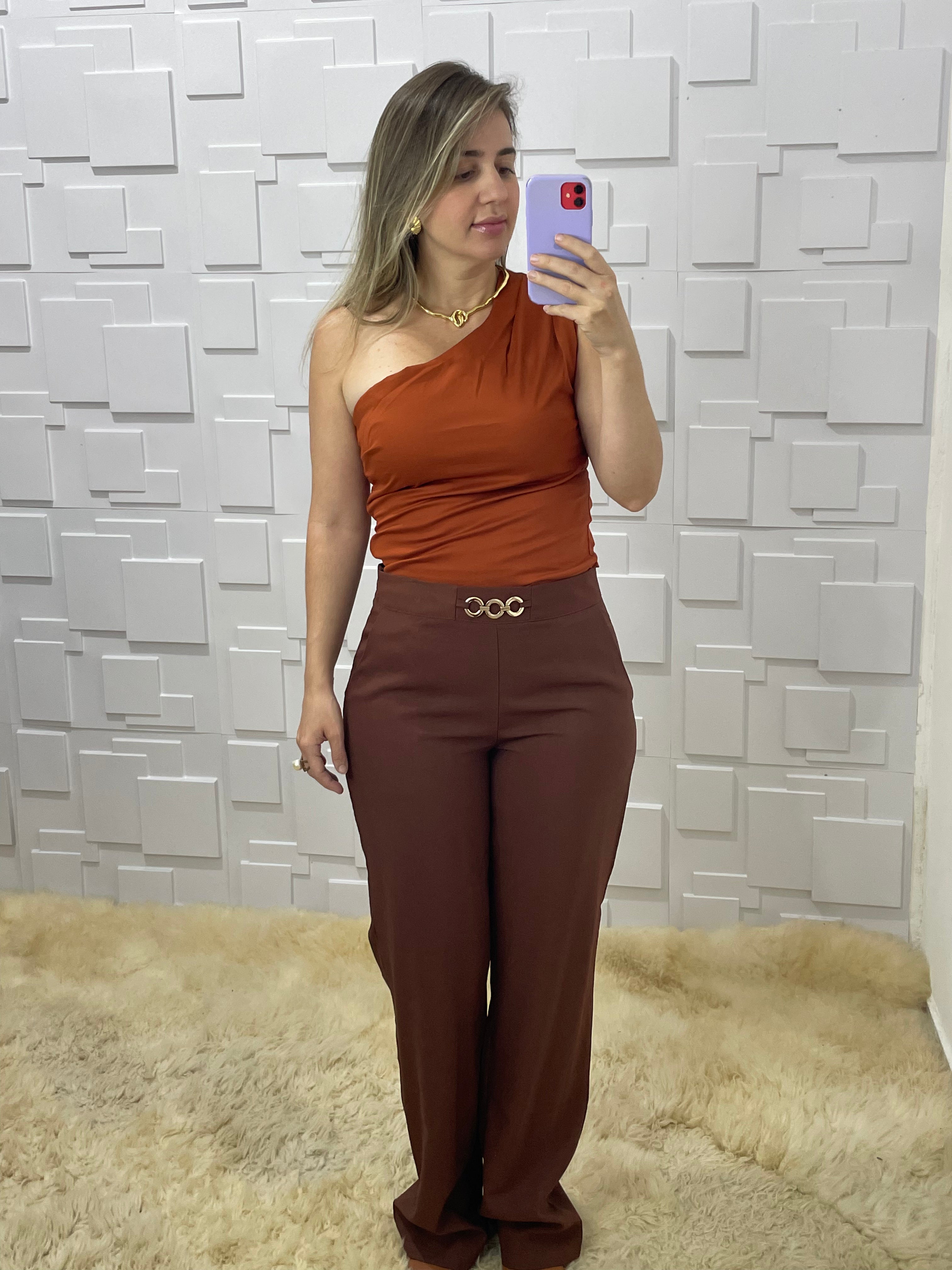 Calça cinto acoplado Marcela