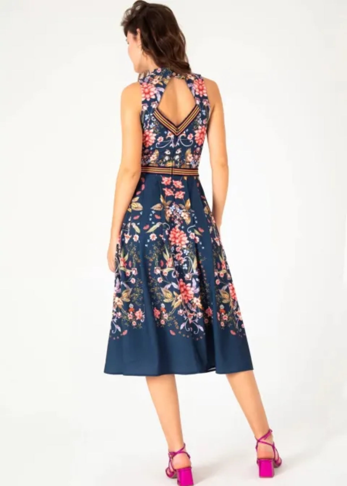 Vestido Antix midi Vale dos Pandas