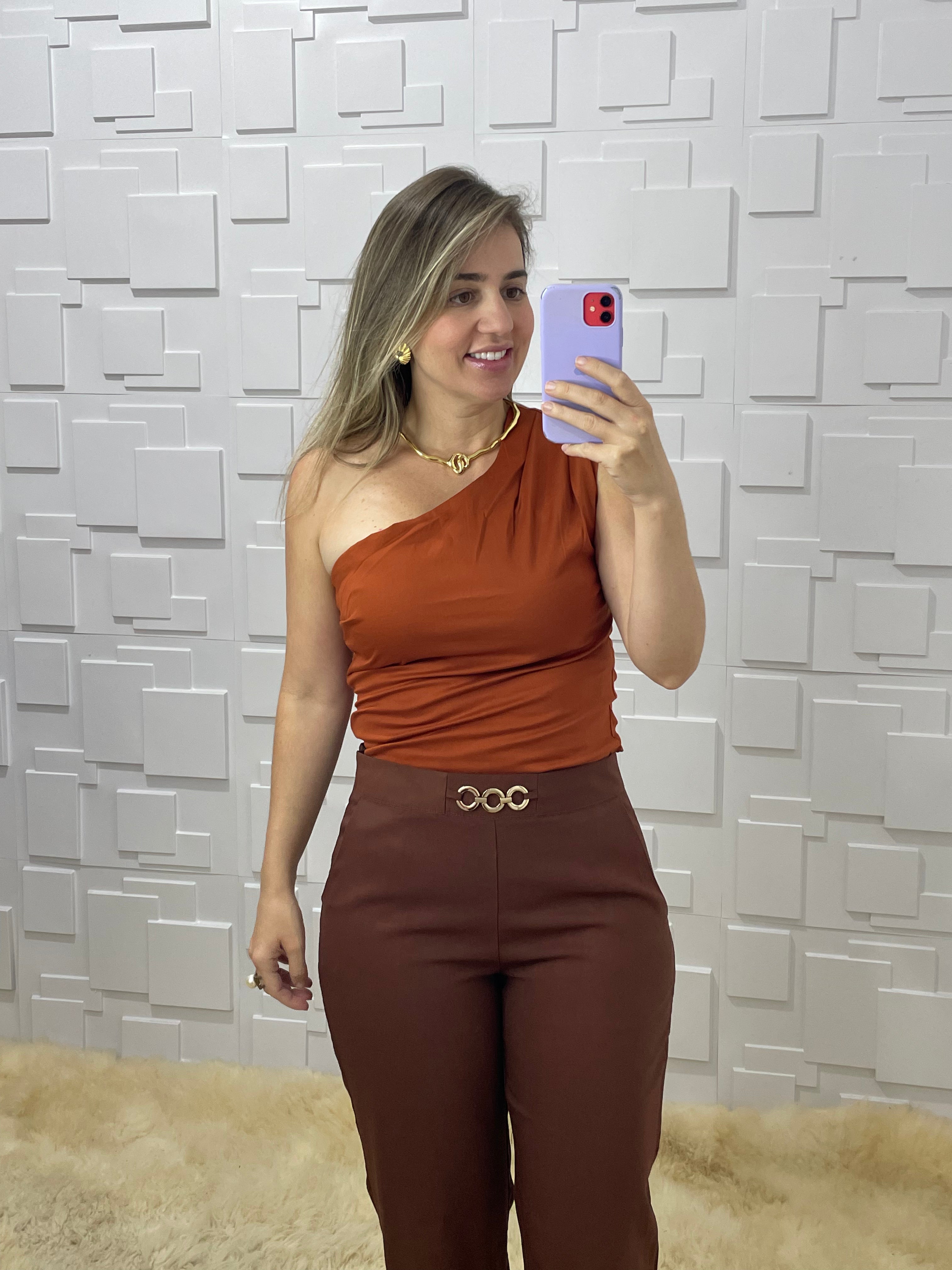 Calça cinto acoplado Marcela