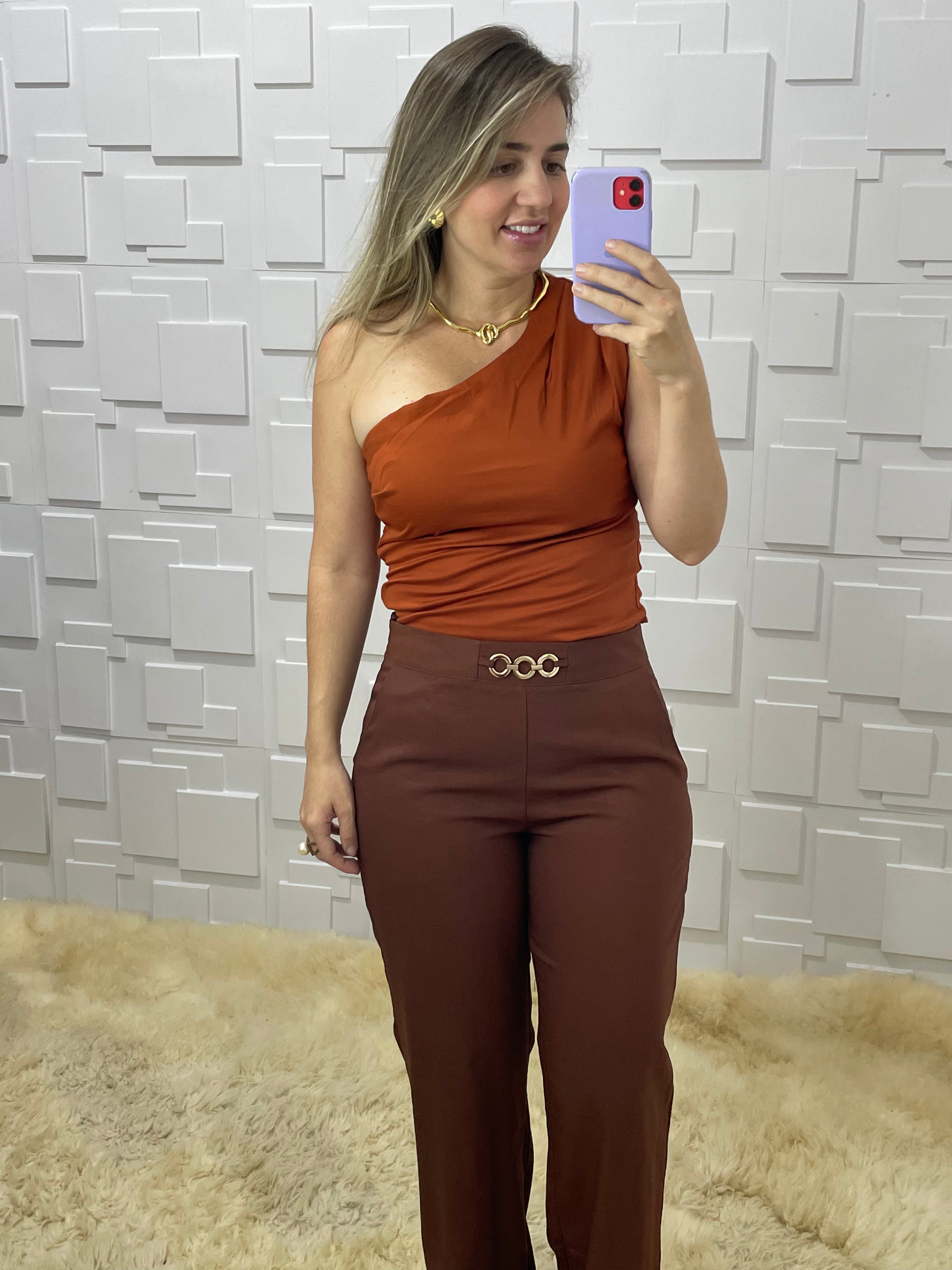 Calça cinto acoplado Marcela