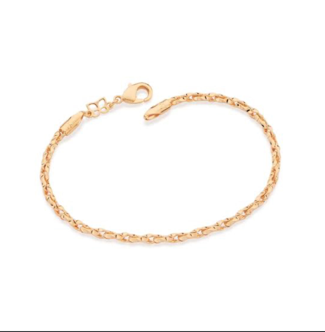 Pulseira banhada a ouro 18k Rommanel-19 cm